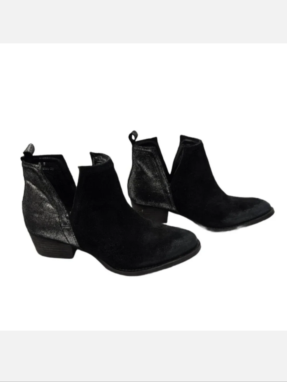 Diba True Stop By Ankle Boots in Suede and Leather